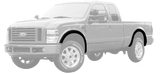 Ford F250/350 Factory / OE Design Fender Flares 1999-2010